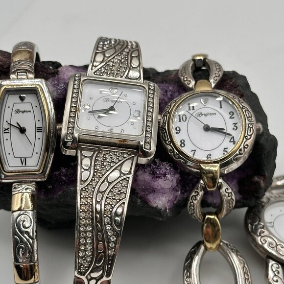 Brighton Watch Lot 4 San Dimas Linx Alta Venezia Silver Gold Plated Part Repair - Picture 2 of 16